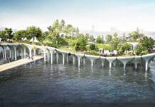 Little Island: il parco galleggiante a New York Little island park